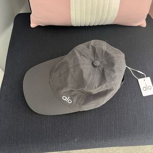 ALO Yoga Gray Perforated Cap- bought in China
